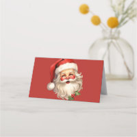 Holly Jolly Santa Claus Retro Christmas