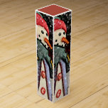 Holly Jolly Wine Gift Box<br><div class="desc">This Christmas design will bring good cheer to any home.</div>