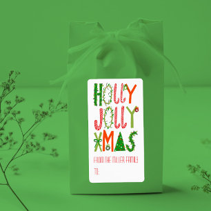 HOLLY JOLLY XMAS Holiday Christmas CUSTOM