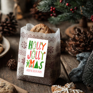 HOLLY JOLLY XMAS Holiday Christmas CUSTOM