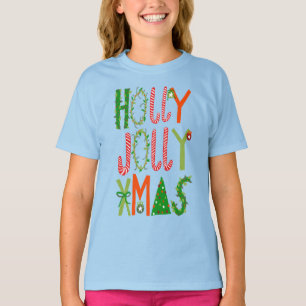 HOLLY JOLLY XMAS Sweet Holidays Christmas T-Shirt
