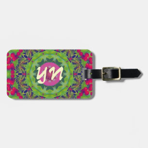 Holly Kaleidoscope luggage tag