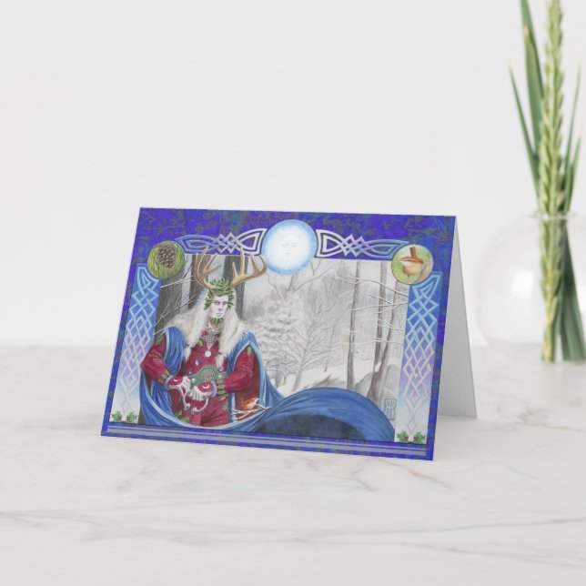 Holly King Holiday Card (Front)