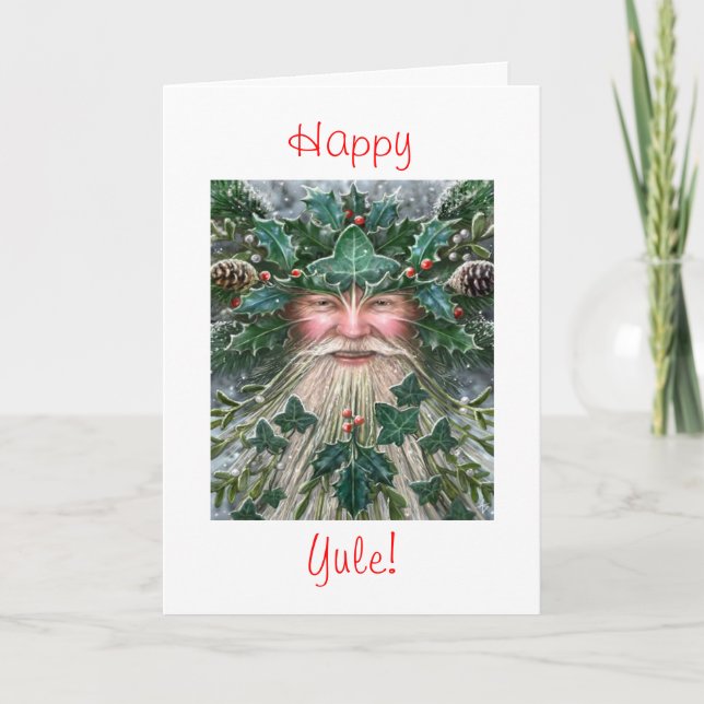 Holly King Holiday Card (Front)