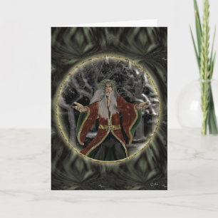 Holly King Holiday Card