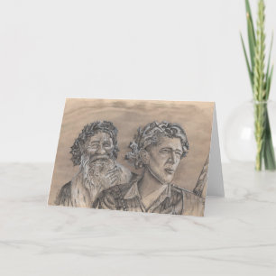 Holly King Oak King Holiday Card