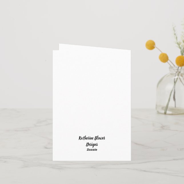 Holly King Thank You Card (Back)