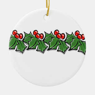 Holly Lane Ceramic Tree Decoration