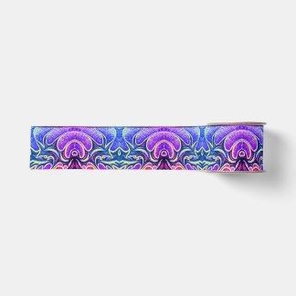 Holly Leaf Purple Colourful Grosgrain Ribbon