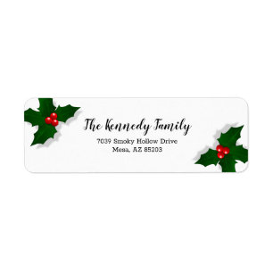 Holly Leaves And Berries  Christmas