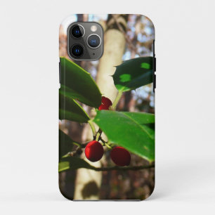 Holly Leaves I Holiday Botanical iPhone 11 Pro Case