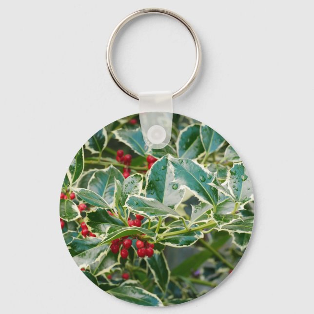 Holly Magnet Key Ring (Front)