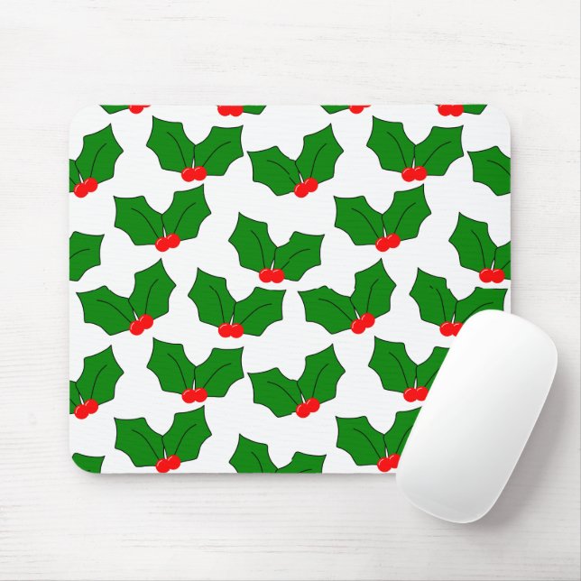 Holly Mouse Mat (With Mouse)