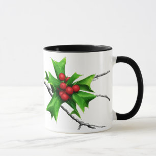 Holly Mug (lefty)