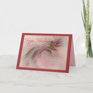 HOLLY 'N BERRIES HOLIDAY CARD