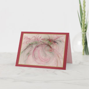 HOLLY 'N ORNAMENTS ~ Merry Christmas Holiday Card