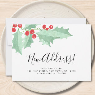Holly New Address Moving  Announcement
