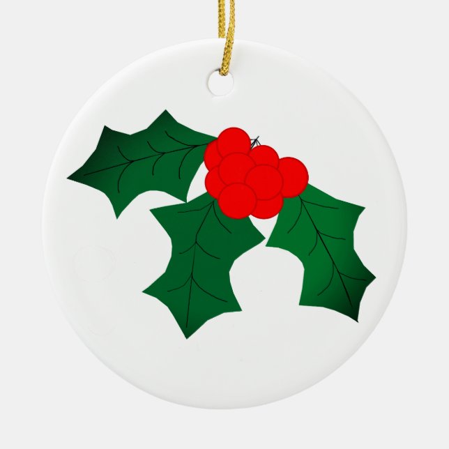 Holly Ornament (Front)