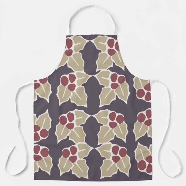 Holly pattern apron (Front)
