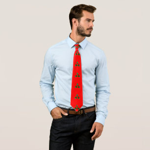 Holly Red Necktie
