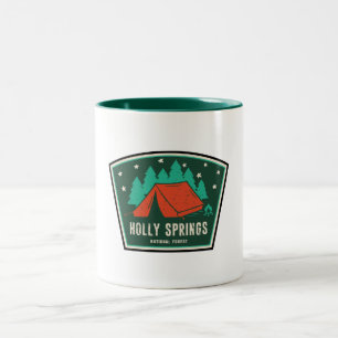 Holly Springs National Forest Mississippi Camping Two-Tone Coffee Mug