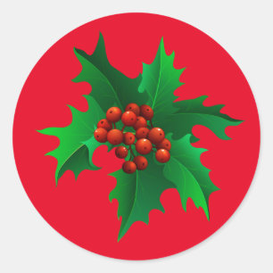Holly Stickers