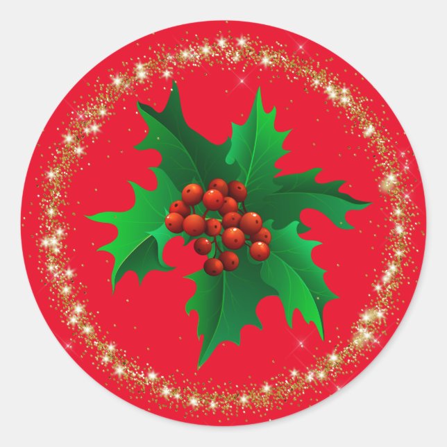 Holly Stickers (Front)