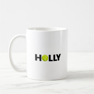Holly Tennis Coffee Mug