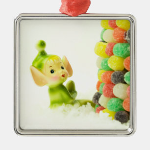 Holly the Pixie Elf Metal Tree Decoration