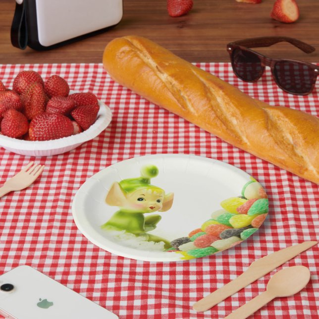 Holly the Pixie Elf Paper Plate (Picnic)
