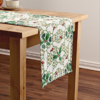 Holly time long table runner