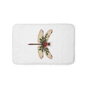 Holly Winged Dragonfly Bath Mat