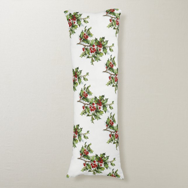 HollyBerries20150801 Body Cushion (Front Vertical)