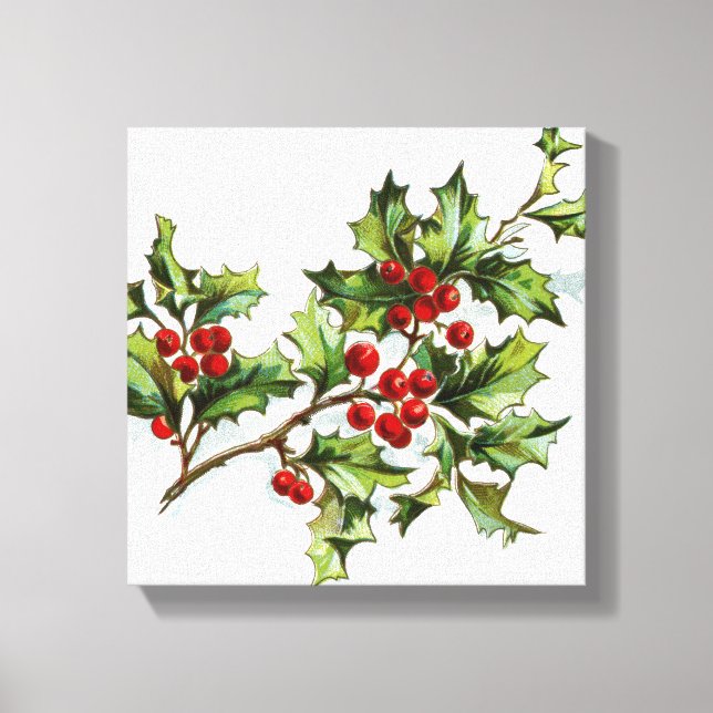 HollyBerries20150801 Canvas Print (Front)