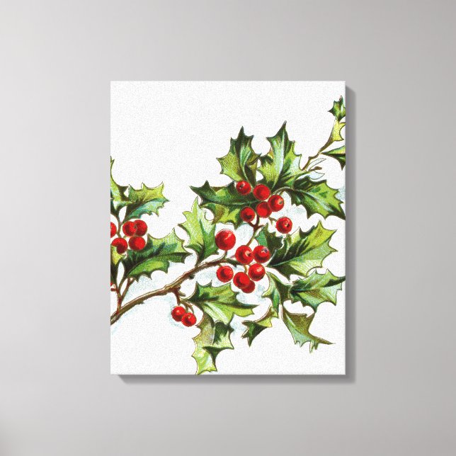 HollyBerries20150801 Canvas Print (Front)