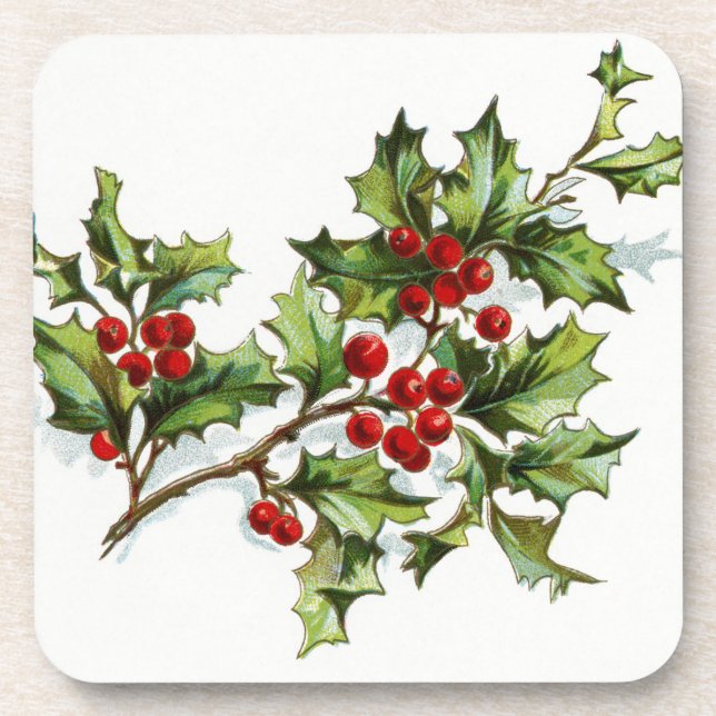 HollyBerries20150801 Coaster (Front)