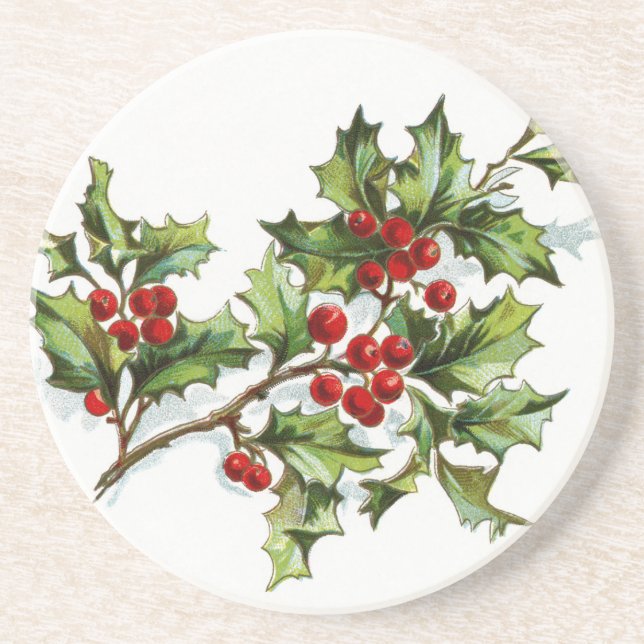 HollyBerries20150801 Coaster (Front)