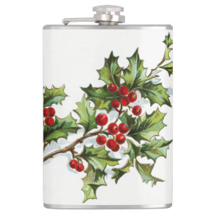 HollyBerries20150801 Hip Flask