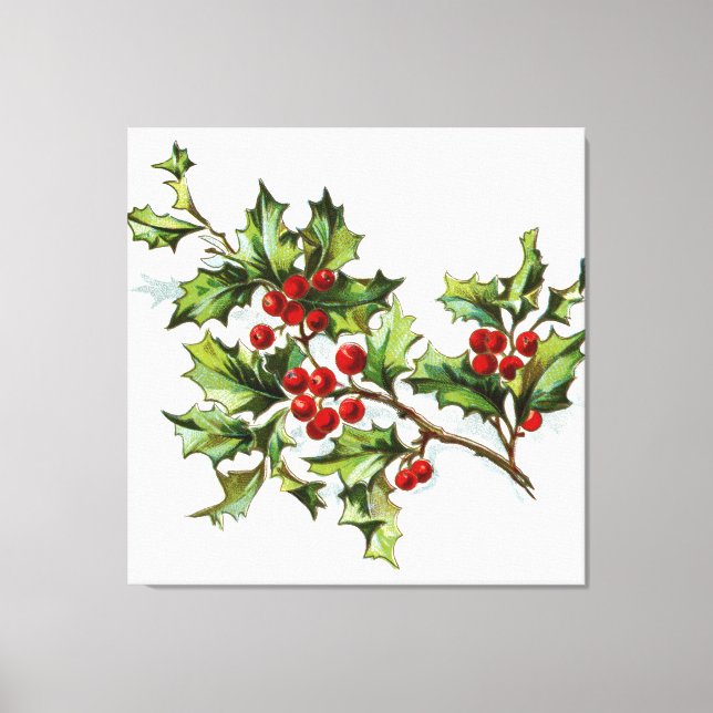 HollyBerries20150802 Canvas Print (Front)