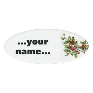 HollyBerries20150802 Name Tag