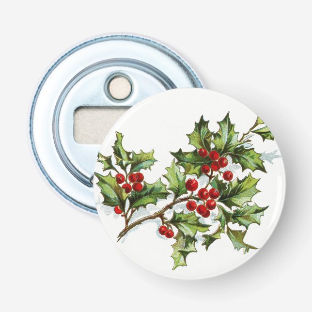 HollyBerries_001 Bottle Opener (Front)