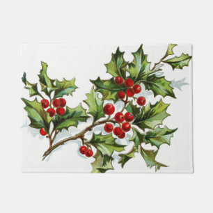HollyBerries 001 Doormat
