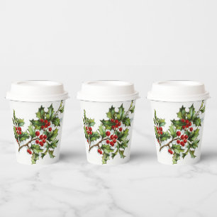 HollyBerries 001 Paper Cups