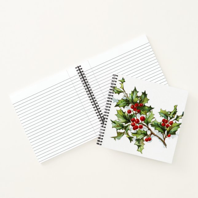 HollyBerries 002 Notebook (Inside)