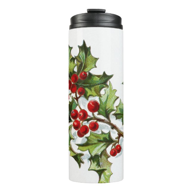 HollyBerries 002 Thermal Tumbler (Front)