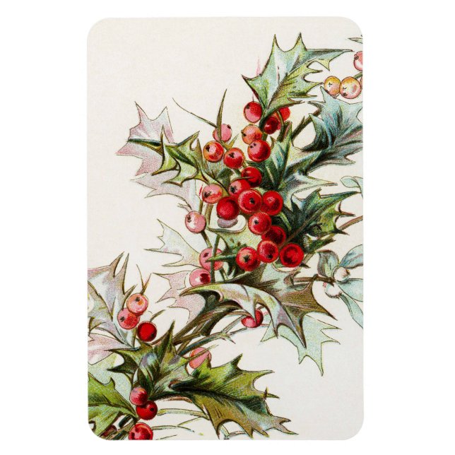 HollyBerries 003 Magnet (Vertical)