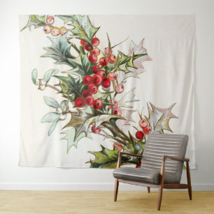 HollyBerries 004 Tapestry