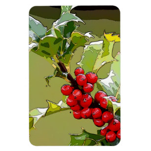 HollyBerries 005 Magnet