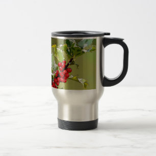 HollyBerries 006 Travel Mug