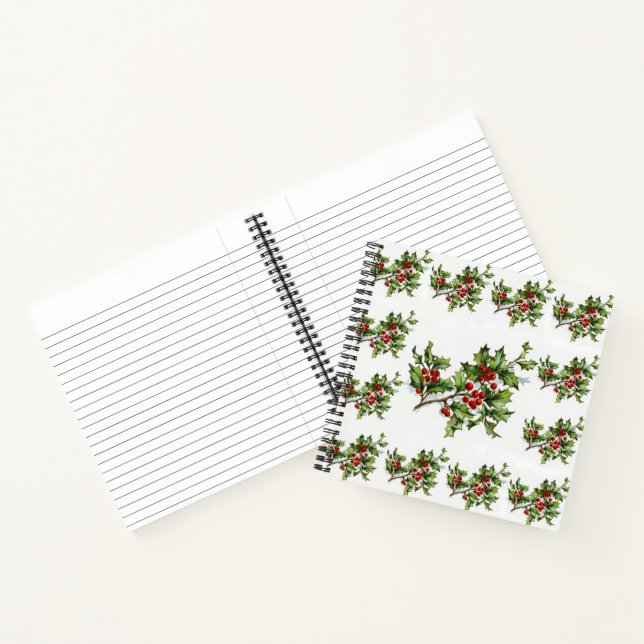 HollyBerries 014 Notebook (Inside)
